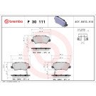 Brembo | Bremsbelagsatz, Scheibenbremse | P 30 111