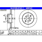 24.0109-0143.1 Bremsscheibe 24.0109-0143.1 Bremsscheibe