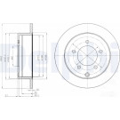 Delphi | Bremsscheibe | BG4198