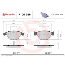 Brembo | Bremsbelagsatz, Scheibenbremse | P 06 046