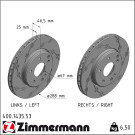Zimmermann Bremsscheibe BLACK Z 400.1435.53