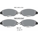 2357701 Bremsbelagsatz, Scheibenbremse Q+