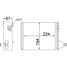 Mahle | Wärmetauscher, Innenraumheizung | AH 214 000S