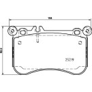 Hella Pagid | Bremsbelagsatz, Scheibenbremse | 8DB 355 019-611