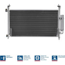 94875 Kondensator, Klimaanlage ** FIRST FIT **