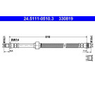 2 x ATE Bremsschlauch | 24.5111-0510.3 2 x ATE Bremsschlauch | 24.5111-0510.3