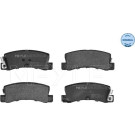 Meyle Bremsbelagsatz, Scheibenbremse MEYLE-ORIGINAL: True to OE 025 200 7615/W