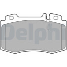 Delphi | Bremsbelagsatz, Scheibenbremse | LP1828