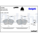 Delphi | Bremsbelagsatz, Scheibenbremse | LP1891 Delphi | Bremsbelagsatz, Scheibenbremse | LP1891