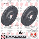 Zimmermann | Bremsscheibe | 400.3694.53