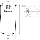 FEBI BILSTEIN 39991 Federbalg, Luftfederung