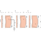 GDB1871 Bremsbelagsatz, Scheibenbremse GDB1871 Bremsbelagsatz, Scheibenbremse