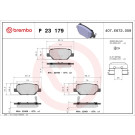 Brembo | Bremsbelagsatz, Scheibenbremse | P 23 179