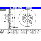 24.0126-0176.1 Bremsscheibe 24.0126-0176.1 Bremsscheibe