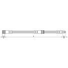 Metzger | Bremsschlauch | 4110266