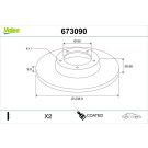 Valeo | Bremsscheibe | 673090