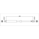 Metzger | Bremsschlauch | 4111764