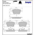 Delphi Bremsbelagsatz, Scheibenbremse LP2025