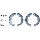 91060500 Bremsbackensatz, Feststellbremse