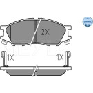 Meyle | Bremsbelagsatz, Scheibenbremse | 025 246 4815/W