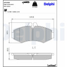 Delphi | Bremsbelagsatz, Scheibenbremse | LP1425