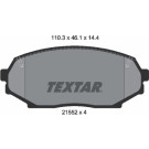Textar | Bremsbelagsatz, Scheibenbremse | 2155202