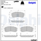 Delphi | Bremsbelagsatz, Scheibenbremse | LP2710 Delphi | Bremsbelagsatz, Scheibenbremse | LP2710