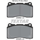 Textar | Bremsbelagsatz, Scheibenbremse | 2309204
