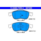 ATE | Bremsbelagsatz, Scheibenbremse | 13.0460-7266.2, 13.0460-7380.2 ATE | Bremsbelagsatz, Scheibenbremse | 13.0460-7266.2, 13.0460-7380.2