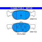 13.0460-7125.2 Bremsbelagsatz, Scheibenbremse