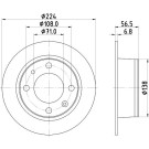 Hella | Bremsscheibe | 8DD 355 100-681