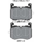 Textar Bremsbelagsatz, Scheibenbremse Q+ 2265101