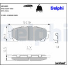 Delphi | Bremsbelagsatz, Scheibenbremse | LP1822