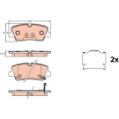 GDB3646 Bremsbelagsatz, Scheibenbremse GDB3646 Bremsbelagsatz, Scheibenbremse