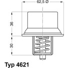 Wahler | Thermostat, Kühlmittel | 4621.80D