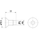 8DZ 355 209-041 Schraube, Bremsscheibe