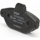 Delphi Bremsbelagsatz, Scheibenbremse LP851