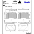 Delphi Bremsbelagsatz, Scheibenbremse LP2045