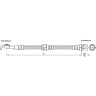 Metzger | Bremsschlauch | 4110192