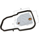 HX 46D1 Hydraulikfilter, Automatikgetriebe