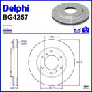 Delphi Bremsscheibe BG4257 Delphi Bremsscheibe BG4257