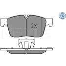 Meyle | Bremsbelagsatz, Scheibenbremse | 025 223 0218/PD
