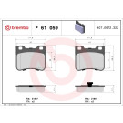 Brembo | Bremsbelagsatz, Scheibenbremse | P 61 059