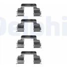 Delphi | Zubehörsatz, Scheibenbremsbelag | LX0334