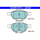 13.0470-7221.2 Bremsbelagsatz, Scheibenbremse ATE Ceramic