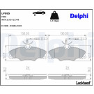Delphi | Bremsbelagsatz, Scheibenbremse | LP985