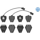 025 214 5218/W Bremsbelagsatz, Scheibenbremse MEYLE-ORIGINAL: True to OE.