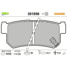 301956 Bremsbelagsatz, Scheibenbremse ESSENTIAL