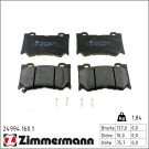 Zimmermann Bremsbelagsatz, Scheibenbremse 24994.160.1