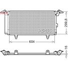 DCN36005 Kondensator, Klimaanlage DCN36005 Kondensator, Klimaanlage